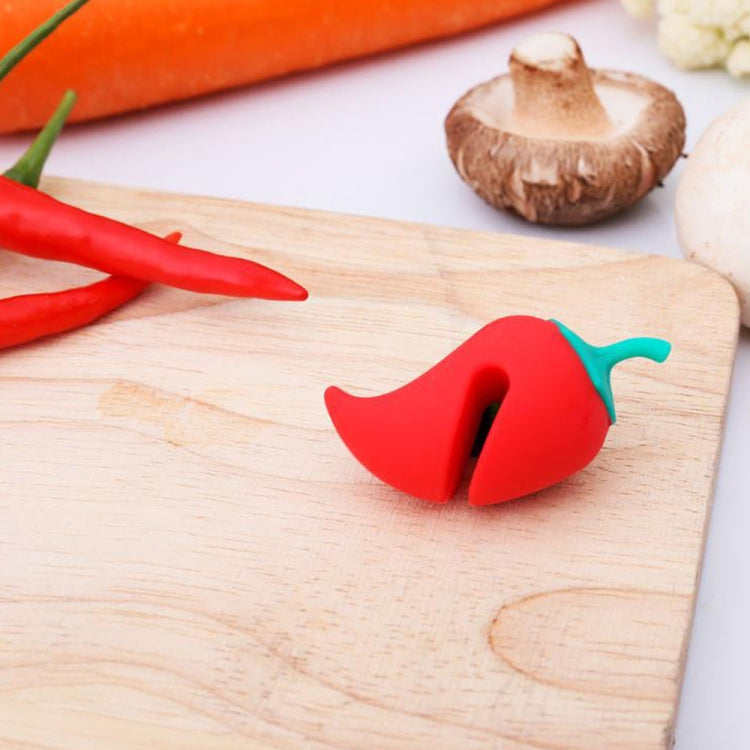 Accessoires anti-débordement de couvercle de casserole en silicone en forme de petit poivre, poivre