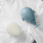 Petite brosse à laver en forme de baleine et brosses à chaussures pour le nettoyage domestique qui ne perdent pas leurs poils et n'endommagent pas les vêtements, blanc, bleu, beige