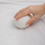 Petite brosse à laver en forme de baleine et brosses à chaussures pour le nettoyage domestique qui ne perdent pas leurs poils et n'endommagent pas les vêtements, blanc, bleu, beige