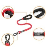 HCPET Laisse de traction pour chien Corde élastique anti-choc pour animaux de compagnie, 75 cm, 120 cm