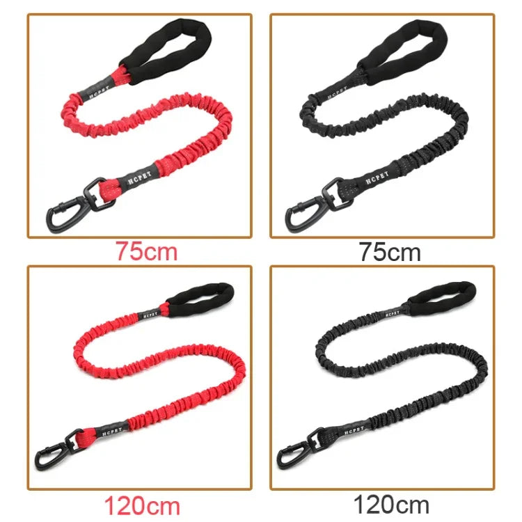 HCPET Laisse de traction pour chien Corde élastique anti-choc pour animaux de compagnie, 75 cm, 120 cm