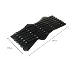 Clôture de protection de fenêtre de voiture pour animaux de compagnie, clôture de protection rétractable de voiture, 24x11.8x1.2cm, 24x17.7x1.2cm