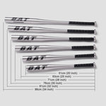 Batte de baseball en alliage d'aluminium pour softball, 25 pouces (63-64 cm), 28 pouces (70-71 cm), 30 pouces (75-76 cm), 32 pouces (80-81 cm), 34 pouces (85-86 cm), 20 pouces (51-52 cm)