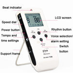 Métronome électronique vocal rechargeable ENO EM-988A pour piano/guitare/batterie/guzheng/violon, EM-988A (rose)