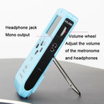 Métronome électronique vocal rechargeable ENO EM-988A pour piano/guitare/batterie/guzheng/violon, EM-988A (rose)