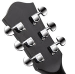 Guitare Acoustique Folk Instrument à Cordes pour Débutants (Noir), 41 Pouces (Jaune Soleil)