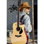 Guitare Acoustique Folk Instrument à Cordes pour Débutants (Noir), 41 Pouces (Jaune Soleil)