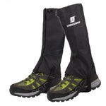 LUCKSTONE Housse résistante à l'usure, imperméable, légère, respirante pour randonnée en montagne, protection anti-saleté pour pieds sur chemins boueux, Housse pied M (Noir)