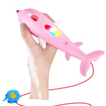 Stylo d'impression 3D, brosse de graffiti de peinture tridimensionnelle, dauphin rose
