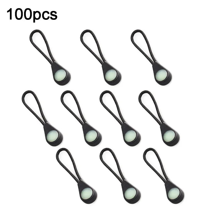 100pcs Tirette de Sac à Dos de Camping Alpinisme Extérieur Anti-Perte Lumineuse Accessoires Lumineux Cordon Auto-Lumineux
