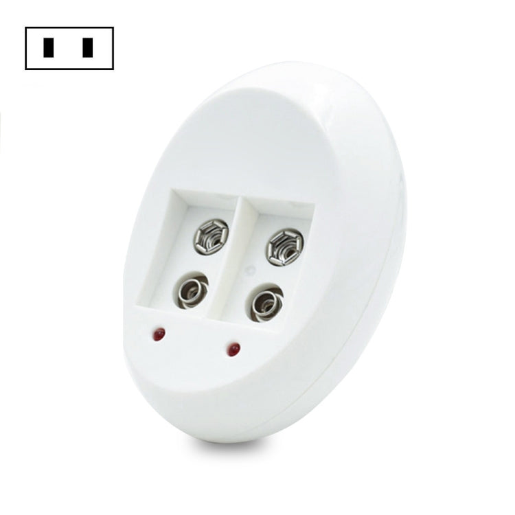 Batterie rechargeable Li-ion 9V 6F22, chargeur de batteries lithium 9V, prise US, prise EU