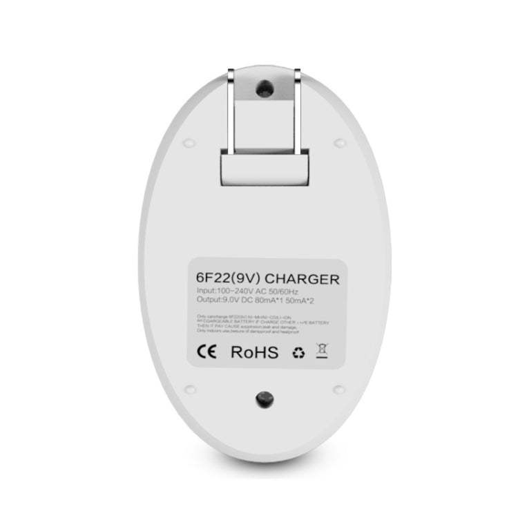 Batterie rechargeable Li-ion 9V 6F22, chargeur de batteries lithium 9V, prise US, prise EU