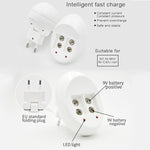 Batterie rechargeable Li-ion 9V 6F22, chargeur de batteries lithium 9V, prise US, prise EU