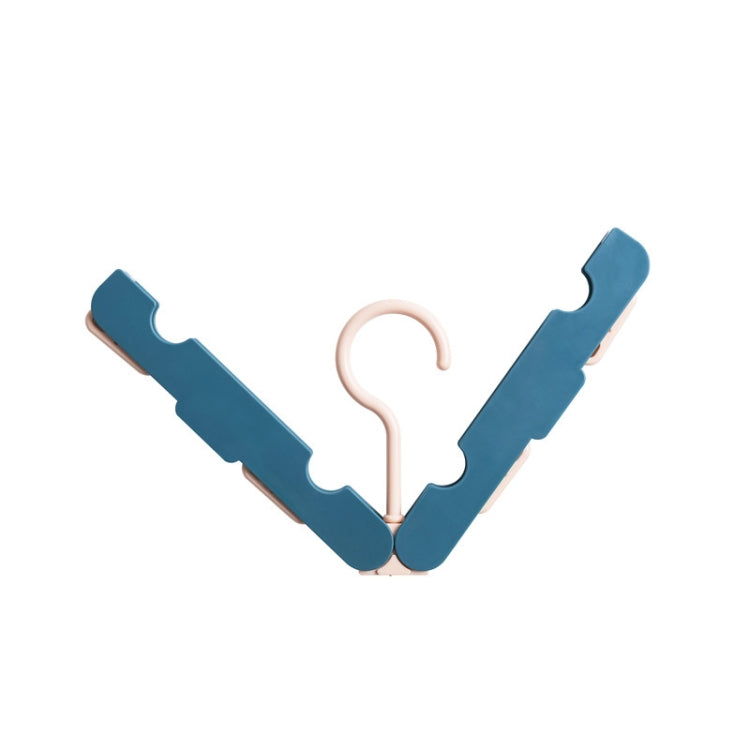 Cintre de Voyage Pliable Portable Antidérapant et Coupe-Vent pour la Maison, Bleu Foncé, Rose, Blanc cassé, Vert Clair
