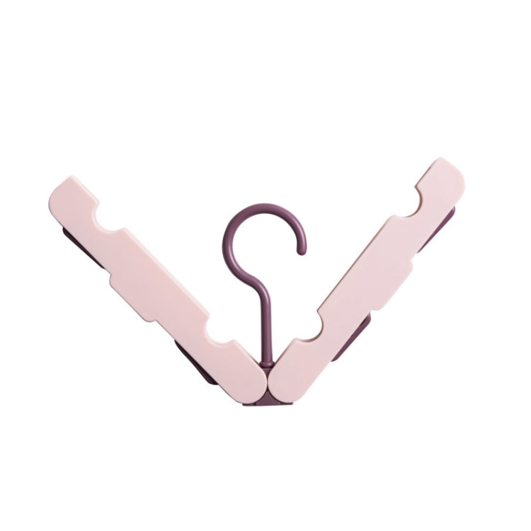 Cintre de Voyage Pliable Portable Antidérapant et Coupe-Vent pour la Maison, Bleu Foncé, Rose, Blanc cassé, Vert Clair