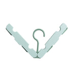 Cintre de Voyage Pliable Portable Antidérapant et Coupe-Vent pour la Maison, Bleu Foncé, Rose, Blanc cassé, Vert Clair