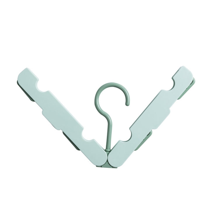 Cintre de Voyage Pliable Portable Antidérapant et Coupe-Vent pour la Maison, Bleu Foncé, Rose, Blanc cassé, Vert Clair