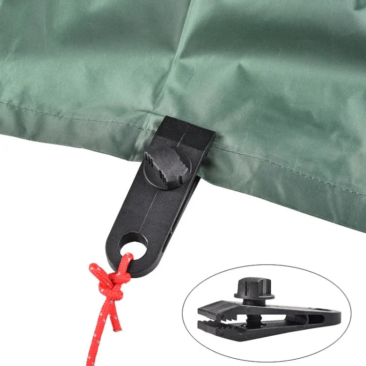 10 attaches en plastique pour tente d'extérieur, grandes, pour auvent multi-personnes, renforcées et coupe-vent