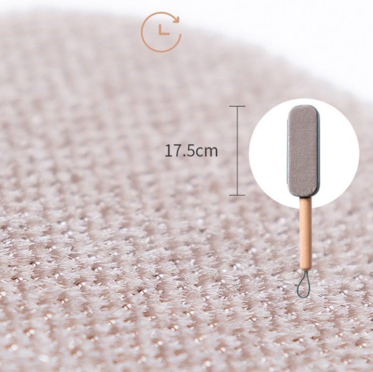 Brosse de dépoussiérage électrostatique, dispositif collant, brosse d'épilation en laine pour vêtements domestiques, gris coquille, bleu nuit