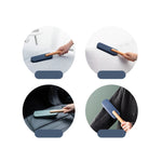 Brosse de dépoussiérage électrostatique, dispositif collant, brosse d'épilation en laine pour vêtements domestiques, gris coquille, bleu nuit