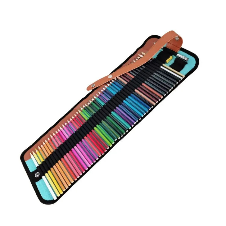 Set de 50 Crayons de Couleur Hexagonaux Oily pour Dessin Artistique, Set de Crayons 50 Couleurs