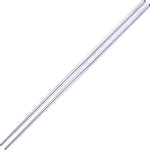 1 paire de baguettes allongées en acier inoxydable antidérapantes et anti-brûlures, longues baguettes pour nouilles et fondue, 36 cm