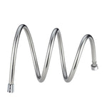 Flexible de douche, chauffe-eau, douche de pluie, salle de bain, flexible de douche en acier inoxydable, buse en PVC, 1,5 m argent, 2 m argent, 1,5 m or, 2 m or
