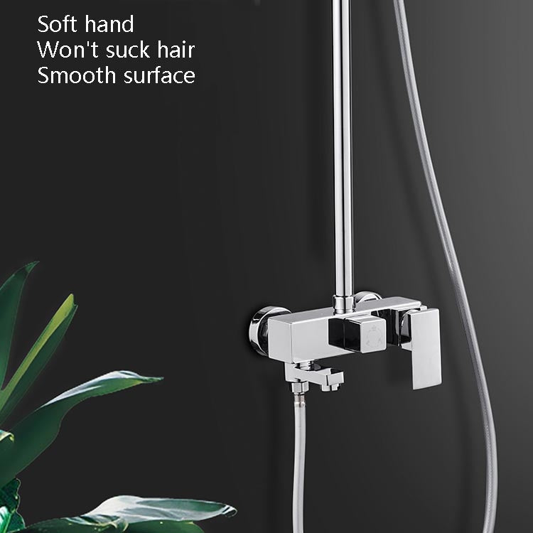 Flexible de douche, chauffe-eau, douche de pluie, salle de bain, flexible de douche en acier inoxydable, buse en PVC, 1,5 m argent, 2 m argent, 1,5 m or, 2 m or