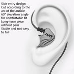 Écouteurs intra-auriculaires filaires pour téléphone portable, jeu, sport, basse, noir, argent