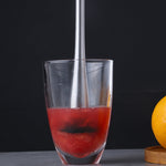 Pilon de barman pour sucettes glacées et glace pilée, 23x4x1cm petit, 29.8x4x1.3cm grand