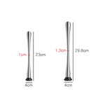 Pilon de barman pour sucettes glacées et glace pilée, 23x4x1cm petit, 29.8x4x1.3cm grand