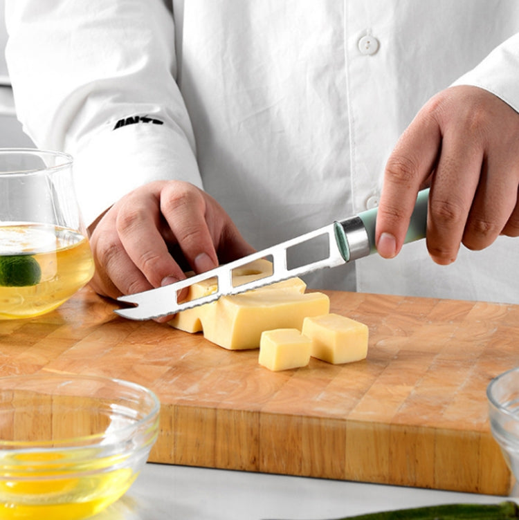 Ensemble d'ustensiles de cuisine 9 en 1 en acier inoxydable avec manche en plastique, gadget domestique, cyan, noir