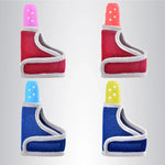 ZT001 Couvre-doigts en silicone pour molaires bébé, anti-morsure, respirant, pour pouce, produits maternels et pour bébé, Rose, Jaune, Rouge, Bleu, Bleu transparent, Rouge transparent, Couleur café-rouge, Couleur café-violet, Couleur café-transparent