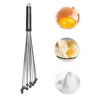 Fouet manuel en acier inoxydable, fouet à œufs avec perles de verre, ustensiles de cuisine, outils de pâtisserie manuels, Type A 12 pouces, Type A 12 pouces, Type A 10 pouces, Type B 12 pouces, Type B 10 pouces, Type C 12 pouces, Type C 10 pouces