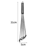 Fouet manuel en acier inoxydable, fouet à œufs avec perles de verre, ustensiles de cuisine, outils de pâtisserie manuels, Type A 12 pouces, Type A 12 pouces, Type A 10 pouces, Type B 12 pouces, Type B 10 pouces, Type C 12 pouces, Type C 10 pouces