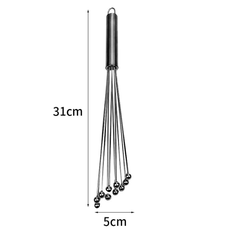 Fouet manuel en acier inoxydable, fouet à œufs avec perles de verre, ustensiles de cuisine, outils de pâtisserie manuels, Type A 12 pouces, Type A 12 pouces, Type A 10 pouces, Type B 12 pouces, Type B 10 pouces, Type C 12 pouces, Type C 10 pouces