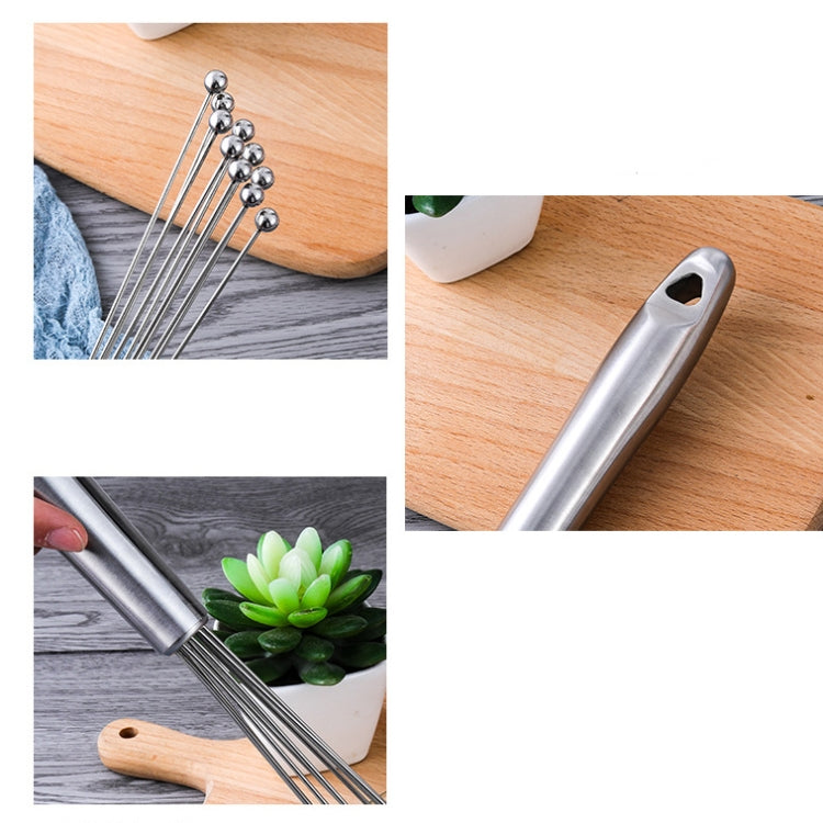 Fouet manuel en acier inoxydable, fouet à œufs avec perles de verre, ustensiles de cuisine, outils de pâtisserie manuels, Type A 12 pouces, Type A 12 pouces, Type A 10 pouces, Type B 12 pouces, Type B 10 pouces, Type C 12 pouces, Type C 10 pouces