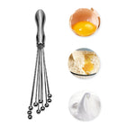 Fouet manuel en acier inoxydable, fouet à œufs avec perles de verre, ustensiles de cuisine, outils de pâtisserie manuels, Type A 12 pouces, Type A 12 pouces, Type A 10 pouces, Type B 12 pouces, Type B 10 pouces, Type C 12 pouces, Type C 10 pouces