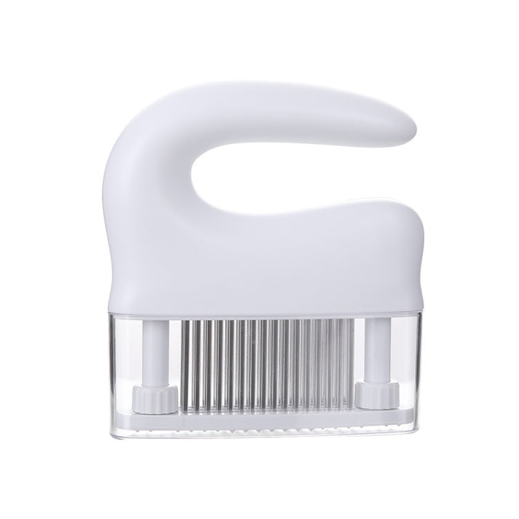 Aiguille à attendrir la viande en acier inoxydable à 48 broches pour cuisine domestique, 16,5 x 14,5 cm