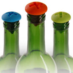 5 bouchons de bouteille en silicone pour la conservation du vin rouge, motif vis, livraison de couleur aléatoire, motif vis
