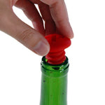 5 bouchons de bouteille en silicone pour la conservation du vin rouge, motif vis, livraison de couleur aléatoire, motif vis