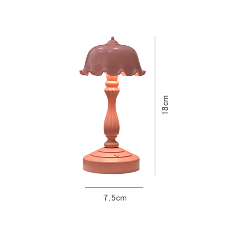 Lampe de table de chevet rétro LED de protection des yeux, LD05 Lotus Gris Vert, LD05 Lotus Rose Rouge, LD05 Lotus Vert Clair, LD05 Lotus Blanc, LD05 Lotus Rose, LD05 Lotus Bleu Clair, LD05 Lotus Jaune, LD05 Lotus Gris Bleu