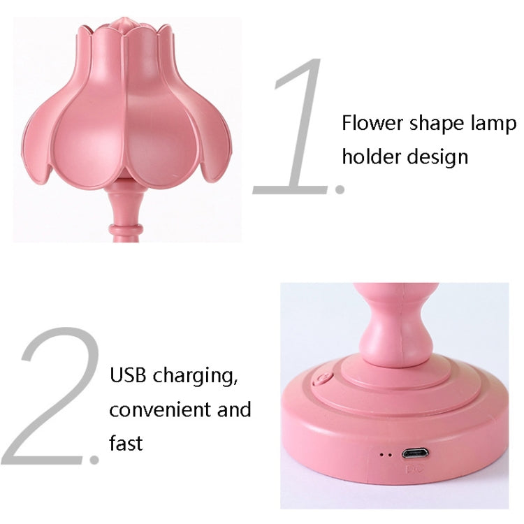Lampe de table de chevet rétro LED de protection des yeux, LD05 Lotus Gris Vert, LD05 Lotus Rose Rouge, LD05 Lotus Vert Clair, LD05 Lotus Blanc, LD05 Lotus Rose, LD05 Lotus Bleu Clair, LD05 Lotus Jaune, LD05 Lotus Gris Bleu