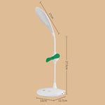 Ventilateur LED de bureau WS-8010, lampe de chevet USB pliable, goutte d'eau, anneau, porte-stylo blanc, porte-stylo jaune, porte-stylo bleu, porte-stylo vert