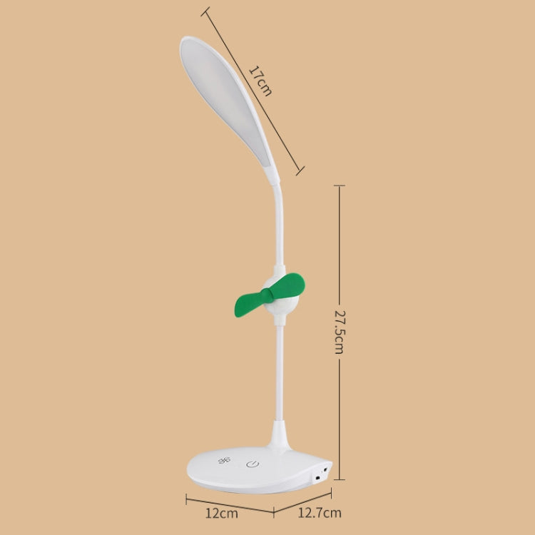 Ventilateur LED de bureau WS-8010, lampe de chevet USB pliable, goutte d'eau, anneau, porte-stylo blanc, porte-stylo jaune, porte-stylo bleu, porte-stylo vert