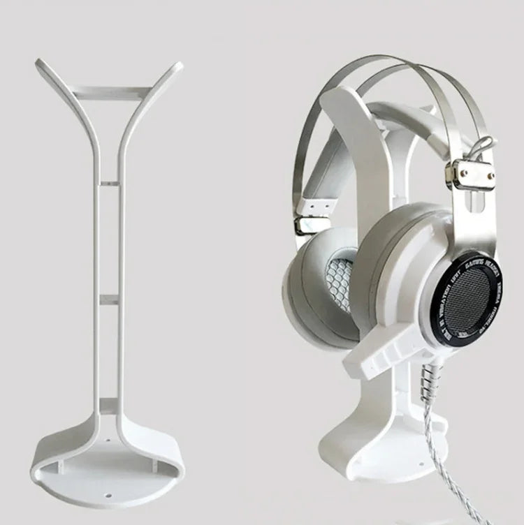 Support universel pour casque, lot de 2, présentoir, support pour casque d'ordinateur de cybercafé, blanc, noir