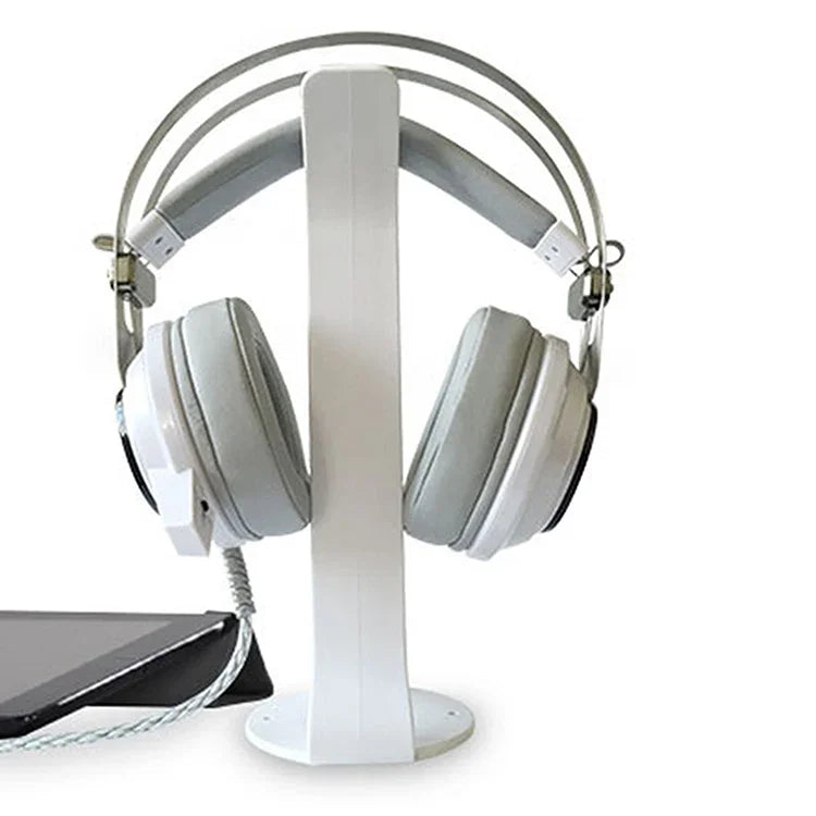 Support universel pour casque, lot de 2, présentoir, support pour casque d'ordinateur de cybercafé, blanc, noir