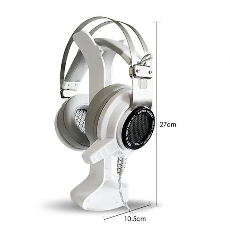 Support universel pour casque, lot de 2, présentoir, support pour casque d'ordinateur de cybercafé, blanc, noir