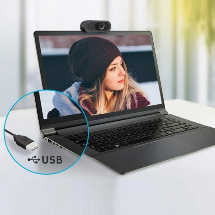 Webcam USB 1080p Full HD pour ordinateur, enseignement et réunions
