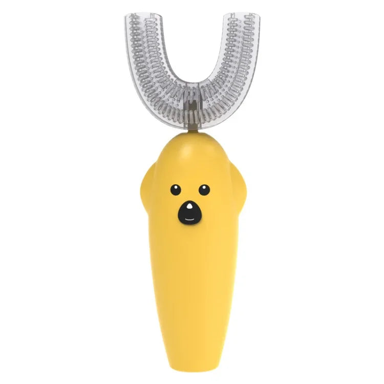 Brosse à dents électrique ultrasonique en forme de U pour enfants avec désinfection et séchage Dmart, rose, jaune, bleu